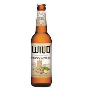 Wild Organic ginger beer glass bottle 345ml ctn12
