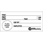 Labels Permanent "Use By" white/black print 102mm (L) 47mm (W)