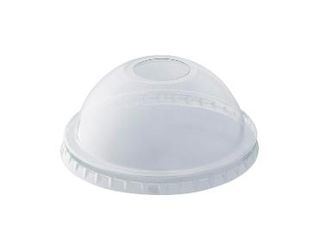 Water/Juice Cup Lids dome recyclable clear PET