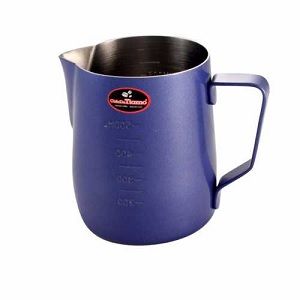 Tiamo Jug Milk blue stainless steel 600ml