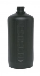 Poison Bottle "Poison" black plastic 1000ml ctn 48