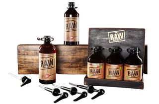 RAW Liquid Sugar Starter Pack - 1000ml of caramel, hazelnut, vanilla and 1500ml of liquid sugar