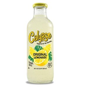 Calypso Soft Drink Lemonade glass bottle original 591ml