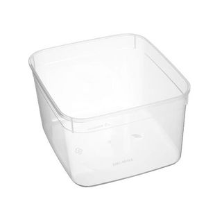 Containers Freezer recyclable unhinged clear polypropylene 180mm (L) 180mm (W) 120mm (H) 3.1L