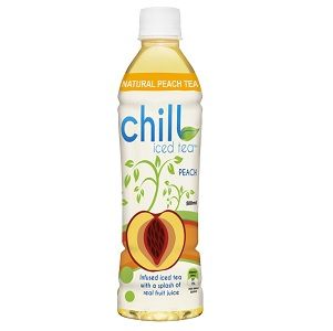 Chill Healthy Kids Iced Tea Low Sugar plastic bottle peach 500ml