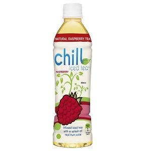 Chill Healthy Kids Iced Tea Low Sugar plastic bottle raspberry 500ml