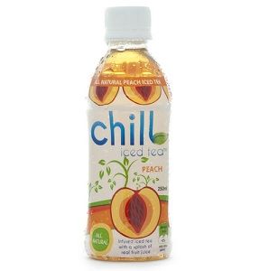 Chill Healthy Kids Iced Tea Low Sugar plastic bottle peach 250ml