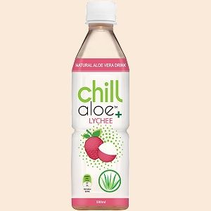 Chill Aloe No Added Sugar plastic bottle lychee 500ml