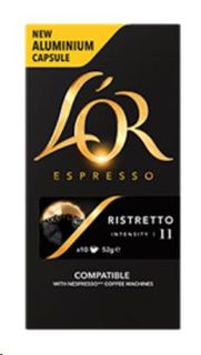 L'Or Pod Ristretto 52g 10 pods per pkt x 10