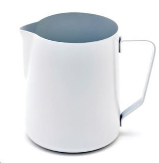 Jug Milk white stainless steel 950ml