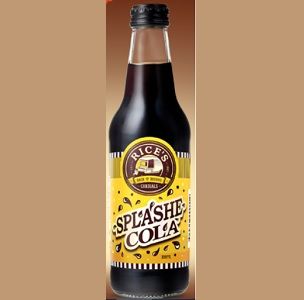 Rice's Splashe Soft Drink glass bottle cola 330ml