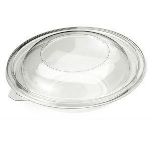Bowl Lids unhinged flat recyclable opaque PET round 190mm (D) 25mm (H)