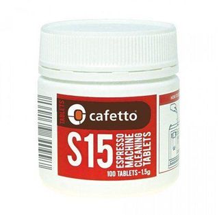 Cafetto Coffee Machine Cleaning 1.5g tablets s15 jar 100