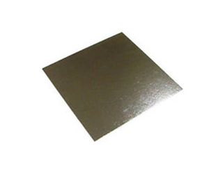 Cake Board foil covered silver milkboard square 2mm (T) 250mm (L) 250mm (W)