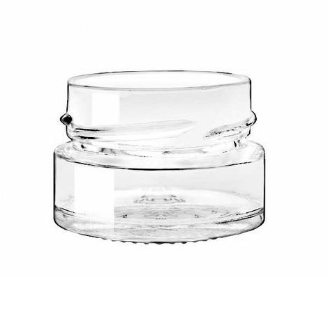 Jars clear glass round 67ml 58mm (D)