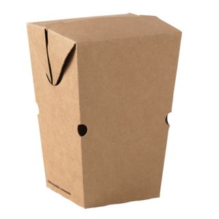 Boxes Kraft folded recyclable cardboard rectangle 91mm (L) 50mm (W) 150mm (H)