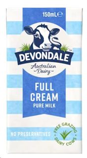Devondale UHT Long Life Full Cream Milk 150ml ctn 32