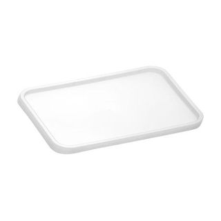 Container Lids Microwave and Freezer Safe unhinged lid recyclable clear polypropylene rectangle