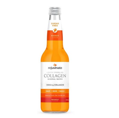 Rejuvenate Collagen water Mango no added sugar glass bottle 330ml