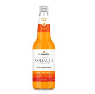 Rejuvenate Collagen water Mango no added sugar glass bottle 330ml