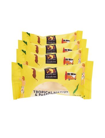 Byron Bay Cookie Bites Twin Pack tropical mango passionfruit 25g