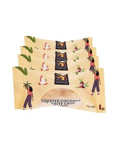 Byron Bay Cookie Bites Twin Pack toasted coconut and white choc macadamia 25g