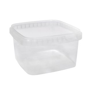 Containers Tamper Evident 750ml 128mm square ctn 240