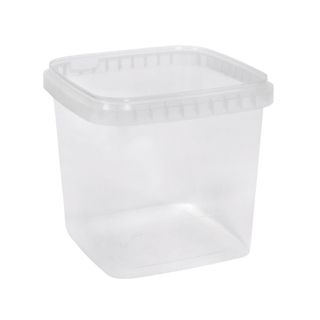 Containers Tamper Evident 1100ml 128mm square ctn 240