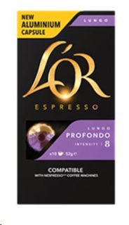 L'Or Pod Profondo 52g 10 pods per pkt x 10