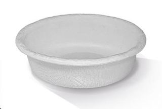 Bowls unhinged flat biodegradable natural bagasse round 29ml 62mm (D) 17mm (H)