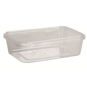 Container Lids Tamper Evident clear plastic round (D) 118mm ctn 500 slv 50
