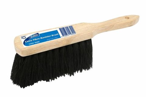 Brush bannister wooden handle coco fill W40 x D270 x H55mm Bristle Length