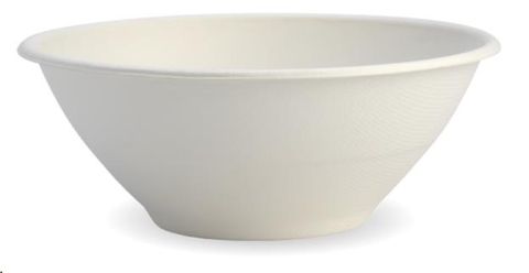 Bowls commerciallycompostable white bagasse round 1210ml,196mm (D)