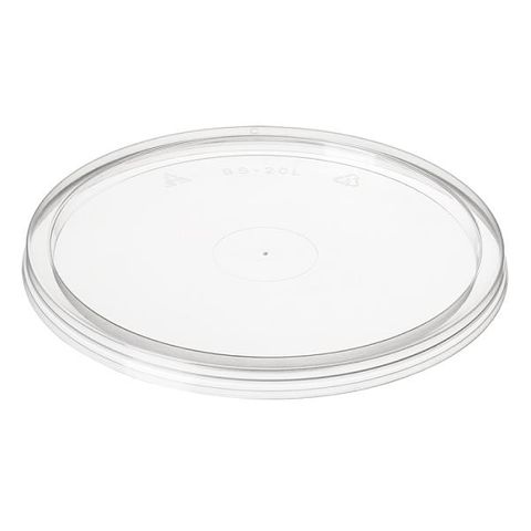 Container Lids TE clear polypropylene round 118mm