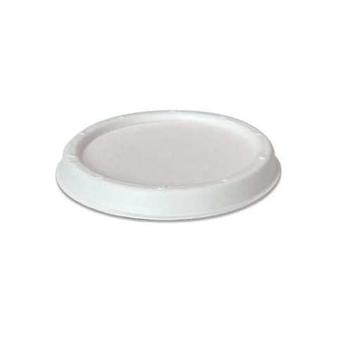 Bowl Lids flat Bagasse natural round 81mm (D)