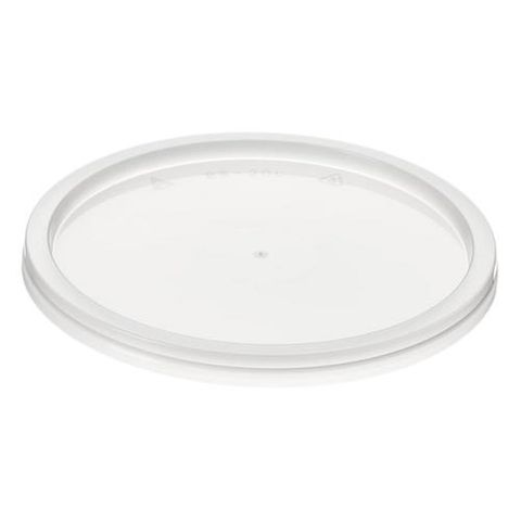 Container Lids freezer grade Microwave Safe recyclable clear polypropylene round