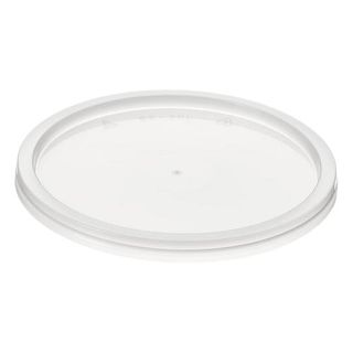 Container Lids freezer grade Microwave Safe recyclable clear polypropylene round
