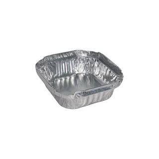 Containers Foil small square 112mm (L) 112mm (W) 32mm (H)