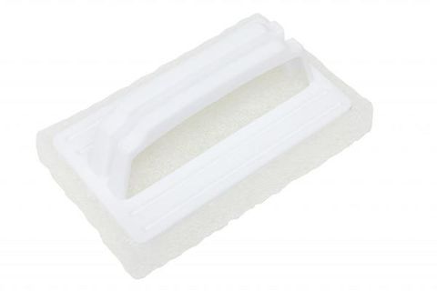 Scrubber bathroom and pool - white 150mm (W)