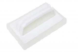 Scrubber bathroom and pool - white 150mm (W)