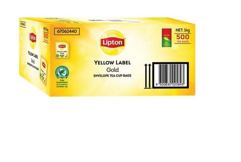 Lipton Tea Bags enveloped black ctn 500