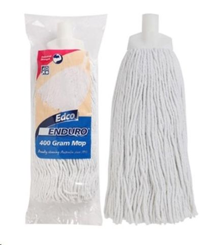 Mop Heads Plastic Ferrule white yarn each