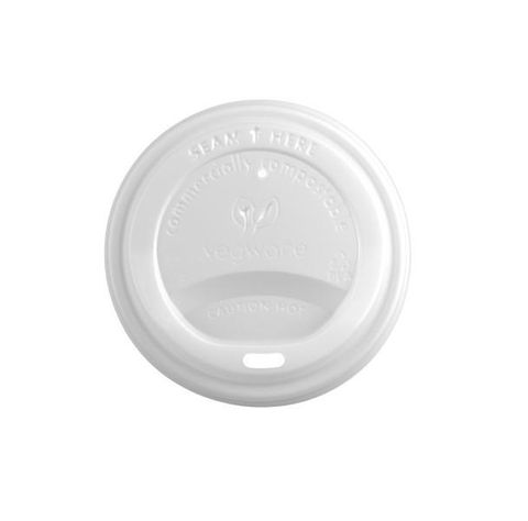 Coffee Cups Lids flat biodegradable paper 90mm (D)