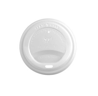 Coffee Cups Lids flat biodegradable paper 90mm (D)