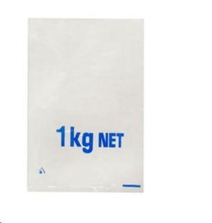 Produce Bags "1kg Net" vented clear polyethylene low density 38µm 1kg 380mm (L) 230mm (W)