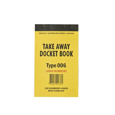 Docket Books Single "Type 006" PKT 10