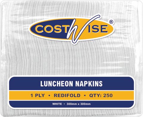 Napkins Lunch GT fold white 1ply