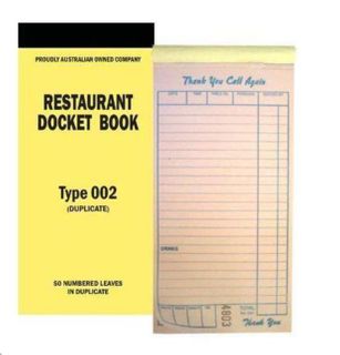 Docket Books Duplicate "Type 002" PKT 10