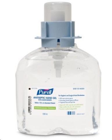 Purell FMX Hand Sanitiser gel acohol based 1200ml