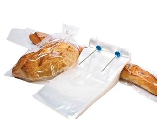 Bread Plain single micro-perforated clear polyethylene 460mm (L) 250mm (W)